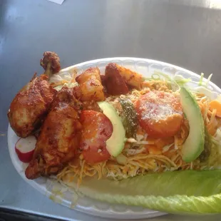 Enchiladas de pollo