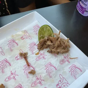 La carne parecía carnitas no es lo que esperamos