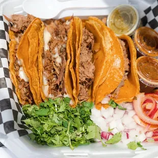 Birria tacos