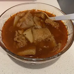 Menudo is delicious