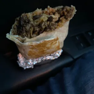 A not so good Carne Asada burrito..