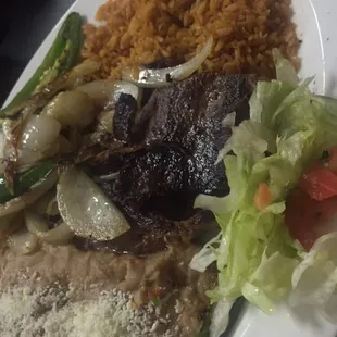 Carne asada plate! Delish!!!