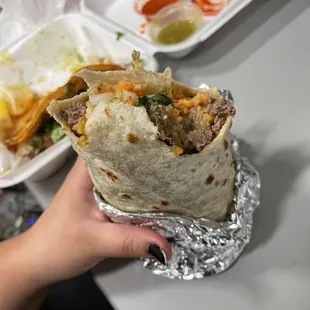 Carne asada Burritos (delicious tortilla)