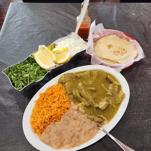 Chile Verde Plate