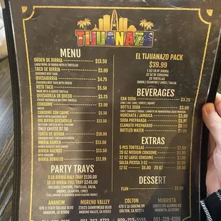 Menu February 2025