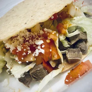 Tostada de Lengua