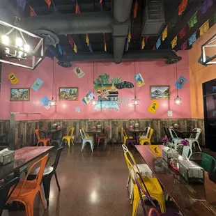 Inside the restaurant