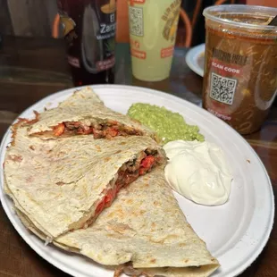 Flamin quesadilla