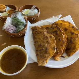 Birria quesotacos! Combo #1. It came to $14 with tax and was FANTASTIC!!!