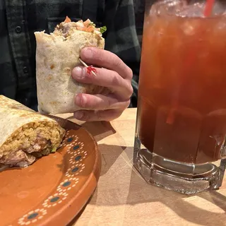 Pork Belly Jalapeo Burrito