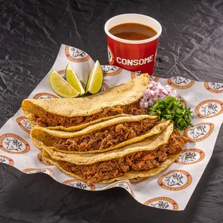 3 Tacos De Birria