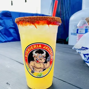 Pineapple Agua Fresca with the Chamuy Rim 100%