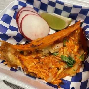 Quesataco with chicken