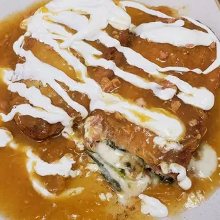 a plate of food