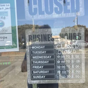 Thursday at 3:30. Call before you drive out.