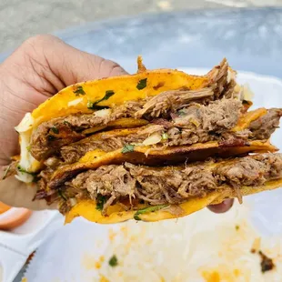 3 Birria Tacos