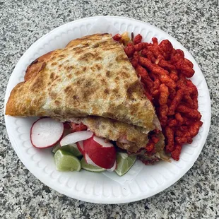 Hot Cheetos Quesadilla