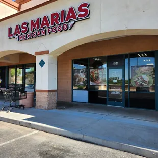the front of a restaurant