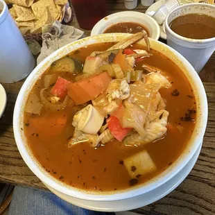 Seafood Soup! Great substitute for caldo or menudo for those Sunday hangovers!