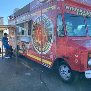 Birria Taco truck and a good Albion soccer player