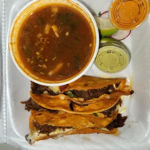 Queso Birria Plate