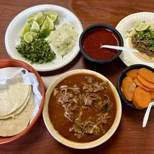 Birria plate &amp; taco