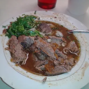 Plato de birria