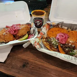 Torta on the left, PDX Sampler on the right. Both were phenomenal!    PDX Sampler - Week Day Torta