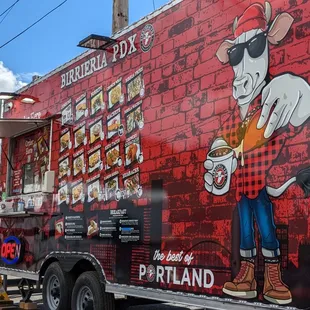 the side of a food truck