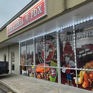 the outside of a restaurant