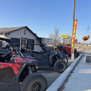 Front of the building