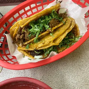 Tacos dorados de Res(Beef)