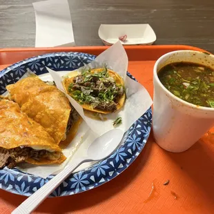 Quesobirria, Birria Taco, Consume.