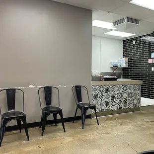 the front desk of a restaurant