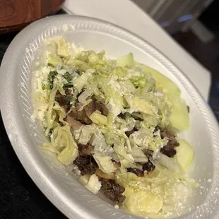 Sopes steak (not my favorite)