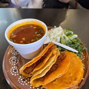 Weekday special 3x Birria taco