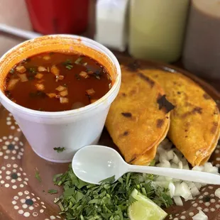 Birria and quesataco