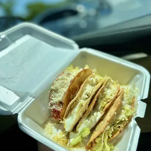 Chorizo Potato taquitos - amazing!