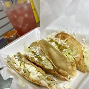 Delicious potato taquitos! (4 count)