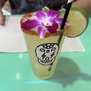 Virgin spicy mango margarita - the best mocktail I've had!