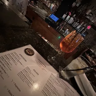 Aperol Spritz and Bar Views