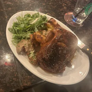 Crispy Maple Leaf Duck Leg