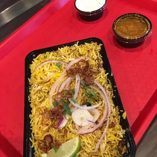 Paneer biryani