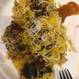 Goat biryani..