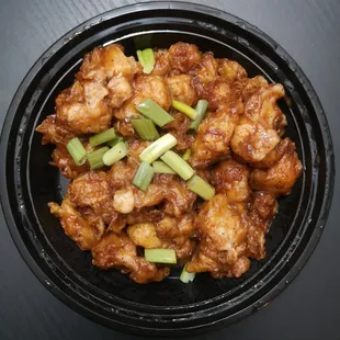 Gobi (Cauliflower) Manchurian  - mostly likely vegan