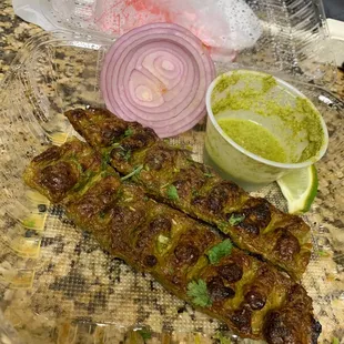 Lamb Seekh Kabab - less juicy but good taste