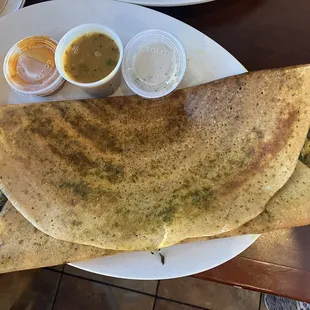 Saag Dosa