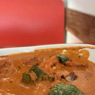 a bowl of food on a table