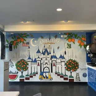 Mural inside