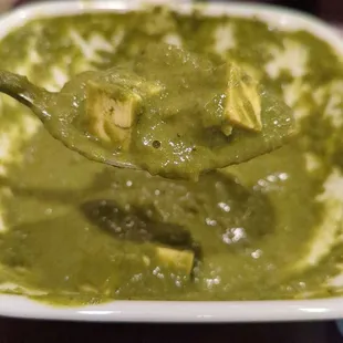 Saag paneer